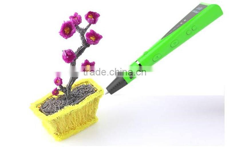 New 3d printer pen 3d doodle pen for abs pla filament printing 3D Creative Pen Printing