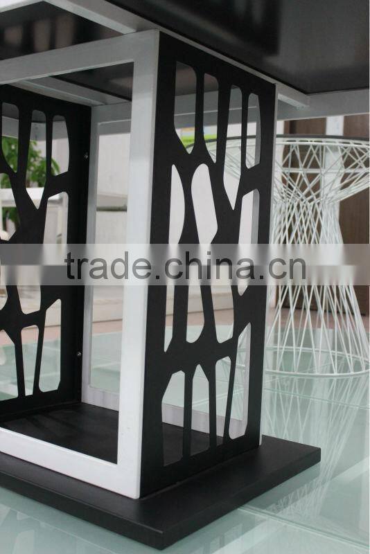 Modern glass Dinning Table Tops , Rectangle restaurant Dinning Tables BT2020 for home furniture