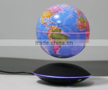 Cool Invention! Maglev Floating Global With Light Up Glow Stick