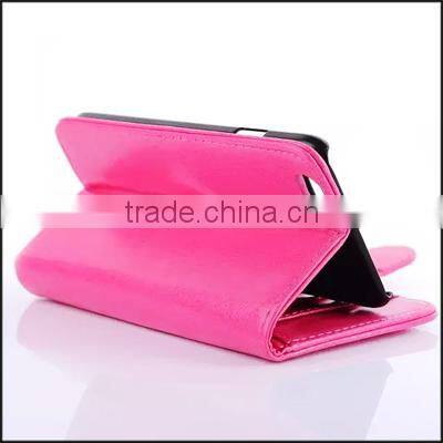 Wholesale flip leather case,leather phone wallet case for iPhone 6