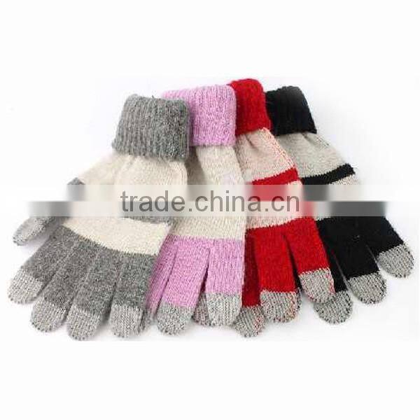 Hot selling colorful gloves,touch gloves,keep warm gloves