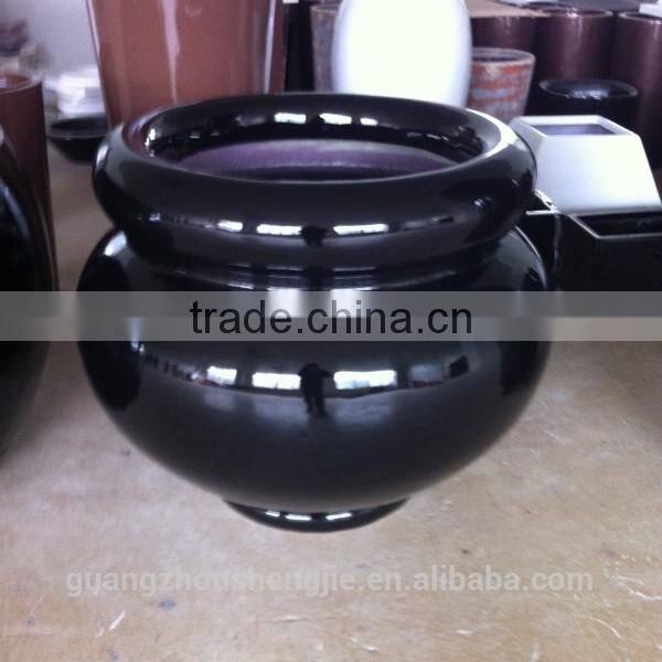 SJWS2014070901 GUANGZHOU manufacturer hot sell large big fiberglass outdoor used decorative tree pot