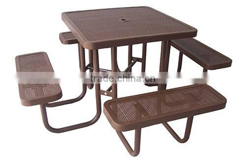 Arlau Steel Outdoor Furniture China,Outdoor Chairs And Tables,Picnic Table Benches