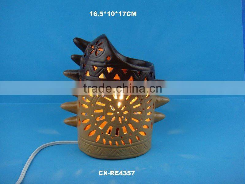 Ceramic oil burner-Constant Temperature Electric Ceramic Wax Warmer for Soy Wax