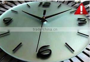 High quality hot selling home decorative metal acrylic wall clock