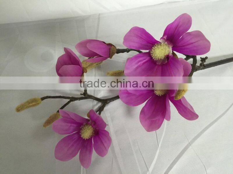 High quality artificial magnolia flowers for export