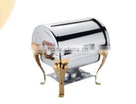 Duluxe Stainless Steel gold plated buffet Chafing dish