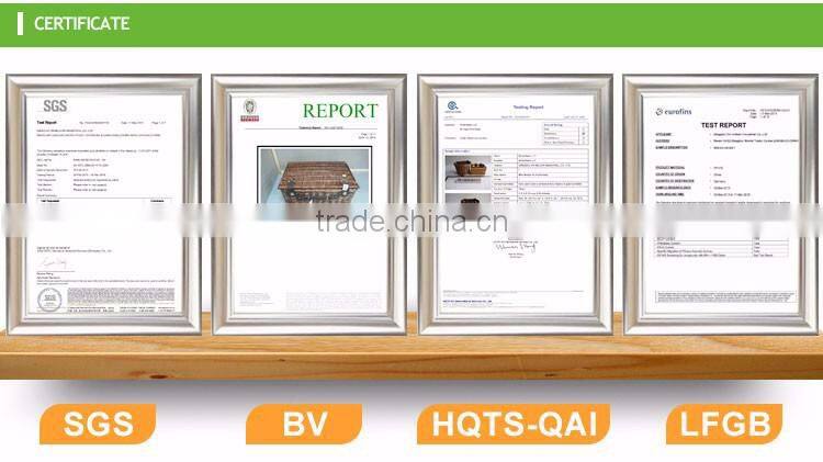 2017 new design wicker wine picnic basket for 2 person