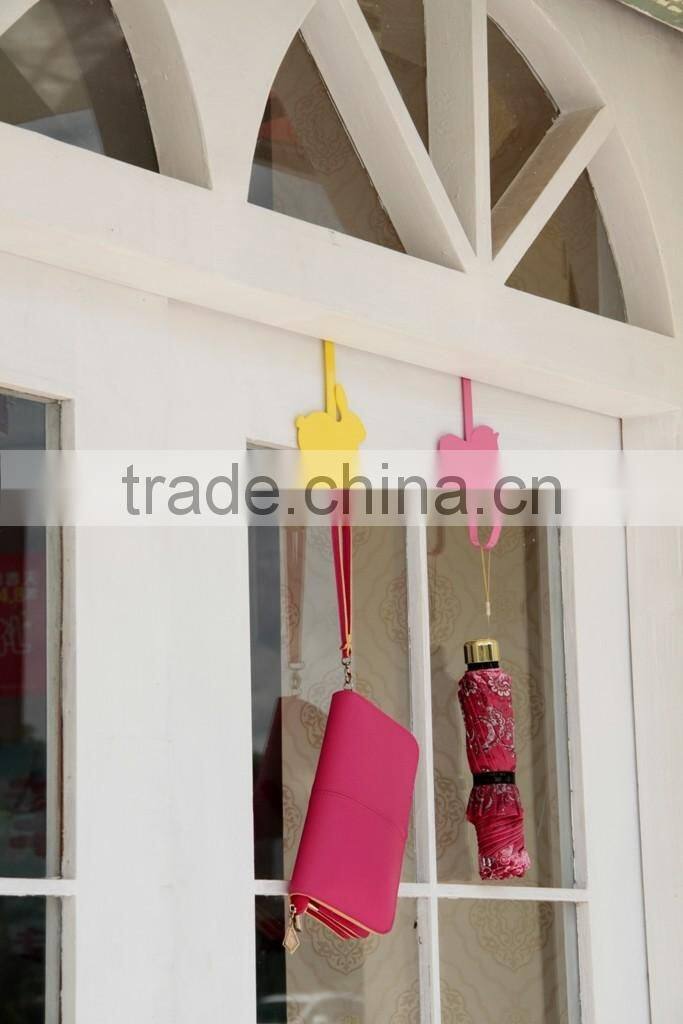 S animal stainless steel hanging door hook