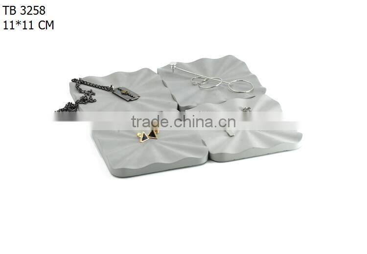 Handmade Concrete Tray Industrial Organization Storage Modern Decor Jewelry