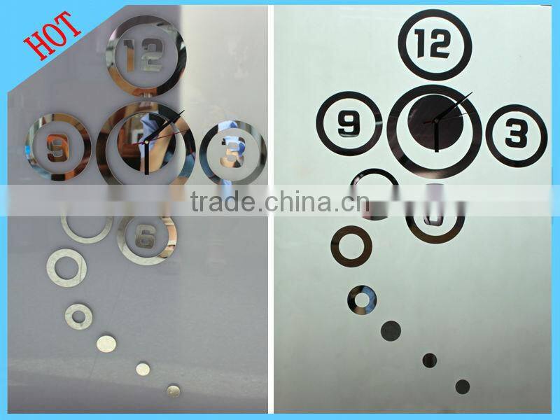Hot! Wholesale acrylic promotional wall clock, clock wall China supplier, acrylic 9 inch wall clock