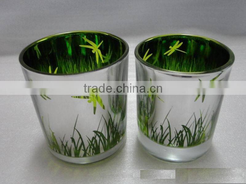 Hot Sale Perfert Elegant Tall Glass Candle Holders