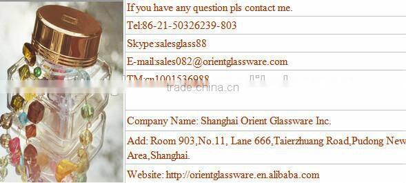 400ml machine pressed glass cup with spray color