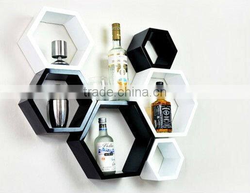LOVE MDF Cube wall shelf for decoration