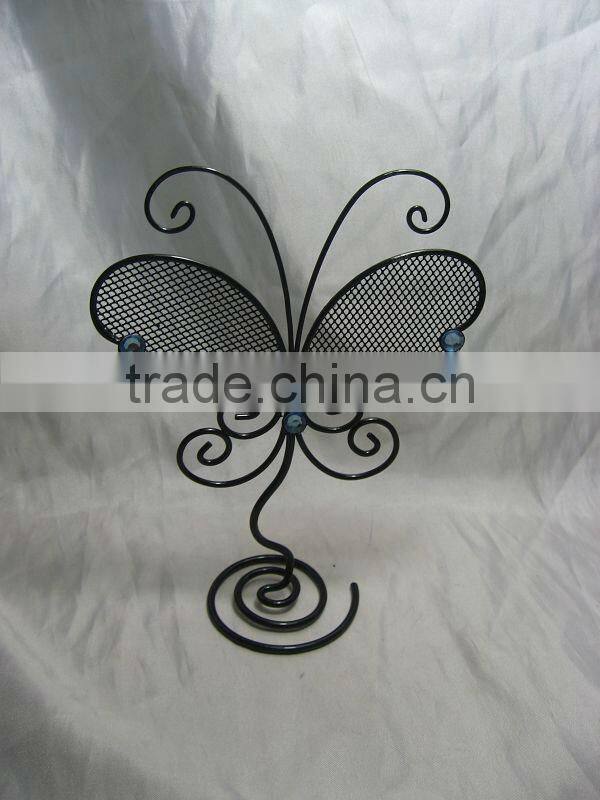 metal butterfly jewelry display stand