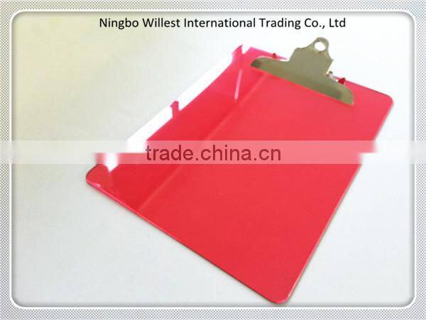 A4 red butterfly clipboard