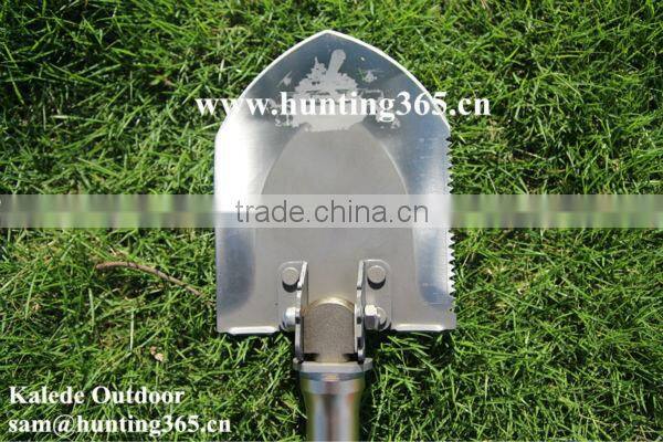 Adjustable multifunction folding shovel for hunting