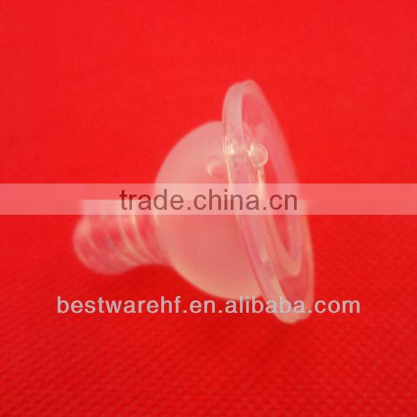 LFGB standard silicone rubber baby bottle nipple for 120ml 150ml 180ml 200ml 240ml 300ml feeding bottle