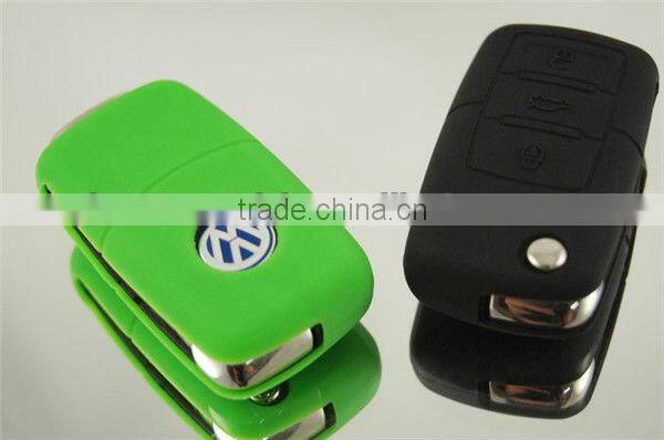 Silicone car key covers for Audi with single color