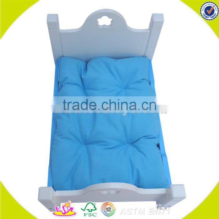 Wholesale pink cute kids wooden doll swing toy interesting toddler wooden doll swing toy W08F023