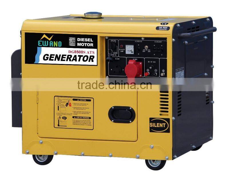 5KW Air-cooled Electric start Three phase diesel generator