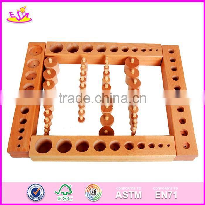 2017 New design toddlers preschool wooden montessori toys W12F010