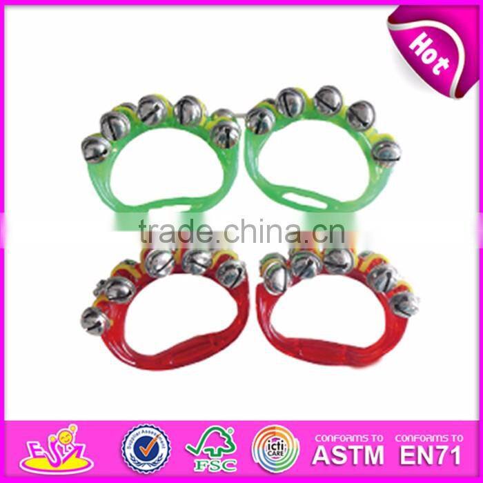Hot sale baby toy musical instrument hand tambourine W07I102