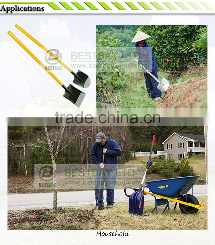 D short shovel handle/wooden hoe handle/wooden handle snow brush