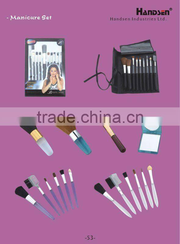 8pcs manicure set with brush set