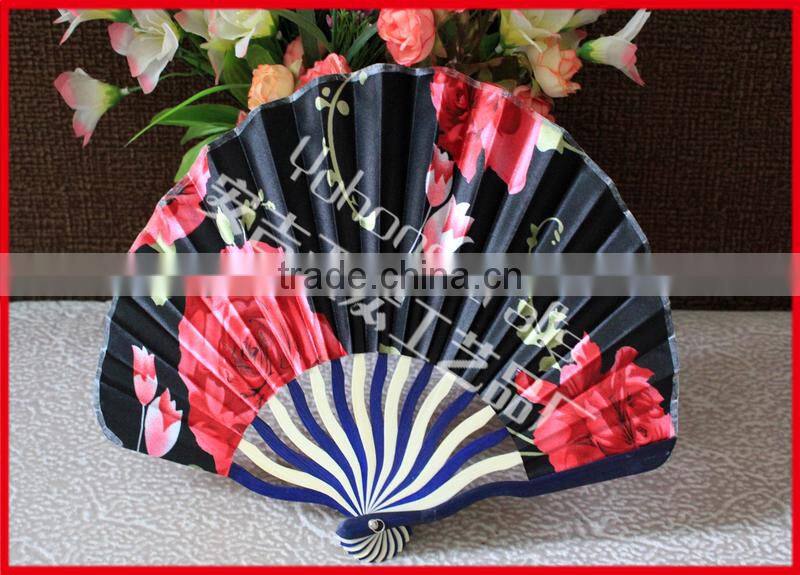 Chinese style handcrafts fabric fan
