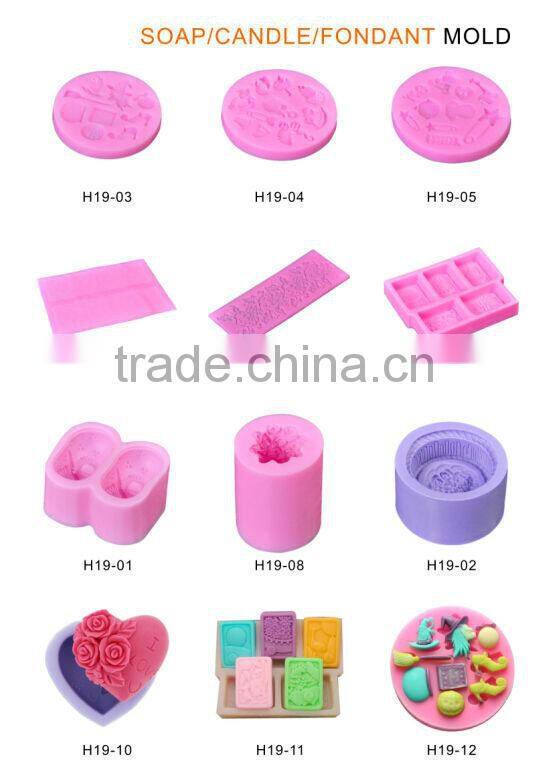 silicone molds for candles,3D silicone Candle mold for sale