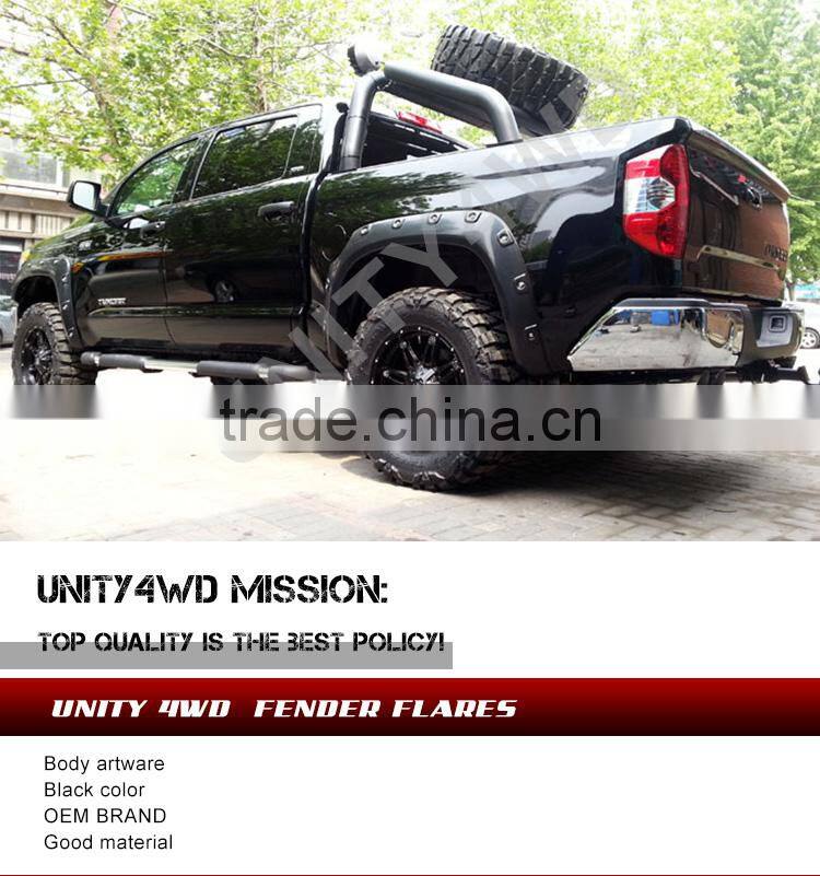 Customized logo GOOD MARKET Factory Original Size Wheel Arch Hilux Fender Flares for Toyota Hilux Vigo