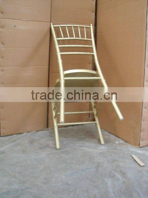 beautiful blue color stackable wood hotel chair for wedding rental