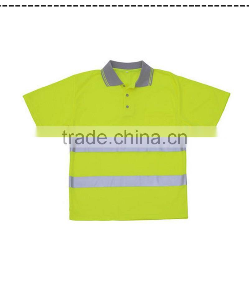 100% Cotton Fabric High Visibility Polo Shirt