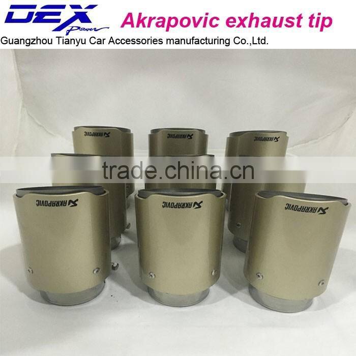 Akrapovic stainless steel 304 exhaust tips