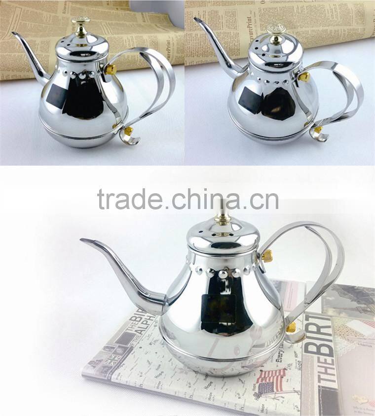 Portable Stainless Steel Hot coffee kettle red tea kettle