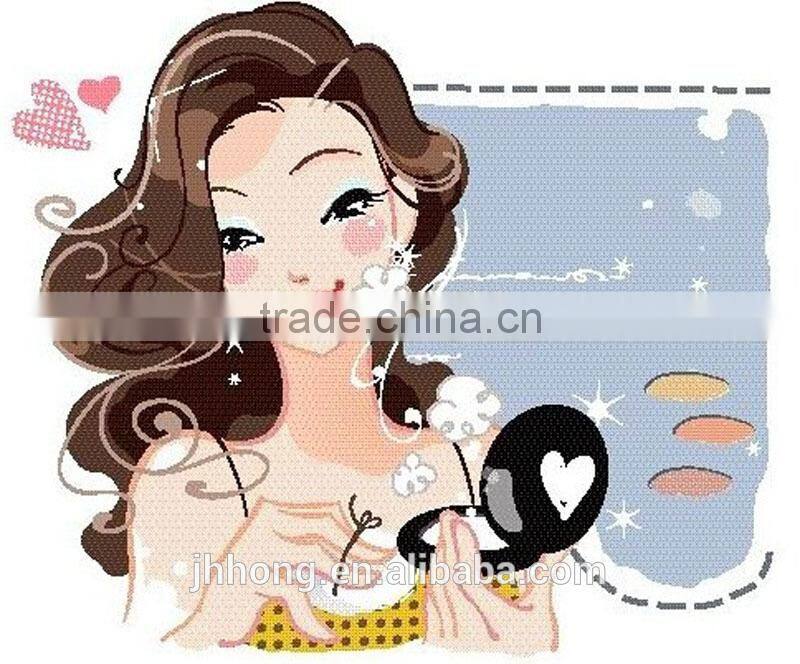 new fashion 3D beauty blinking double sided mirror