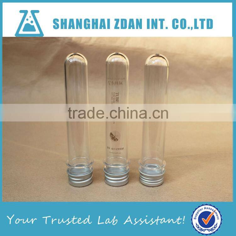 Plastic Test Tube With Screw Cap,Round Bottom,Food Grade