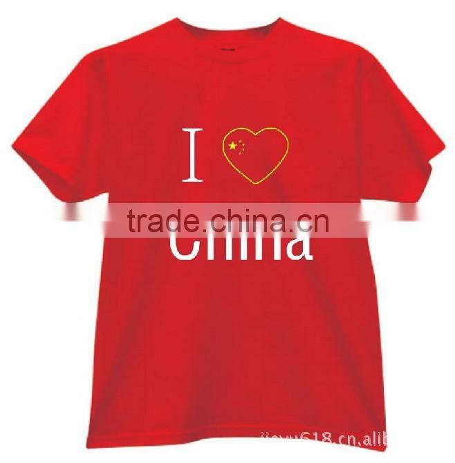 Factory direct sale unique design t-shirt in 100%cotton material,made in China