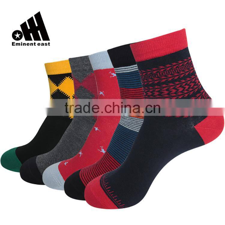 Classic Pattern Business Socks for Men