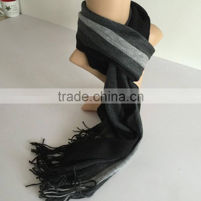 strip fashion young winter men scarfs cashmere factory