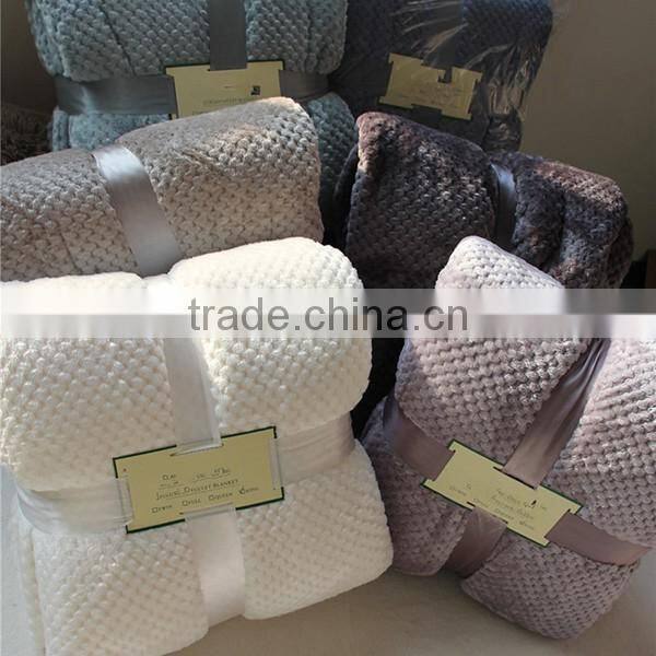 100% Polyester Printed Coral Fleece Blanket throw