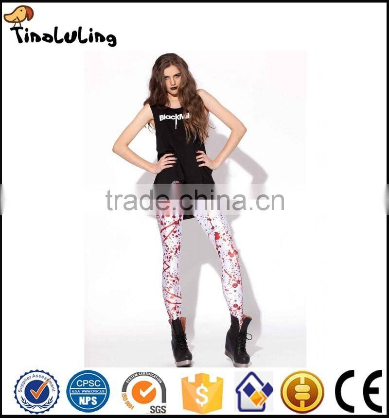 Wholesale cheap sport fitness leggings printed women tight yoga pants