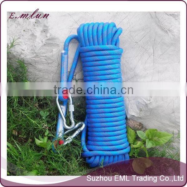 New Rescue rock climbing braided rope Fire Escape Safety and Climbing Rope,rock climbing equipment
