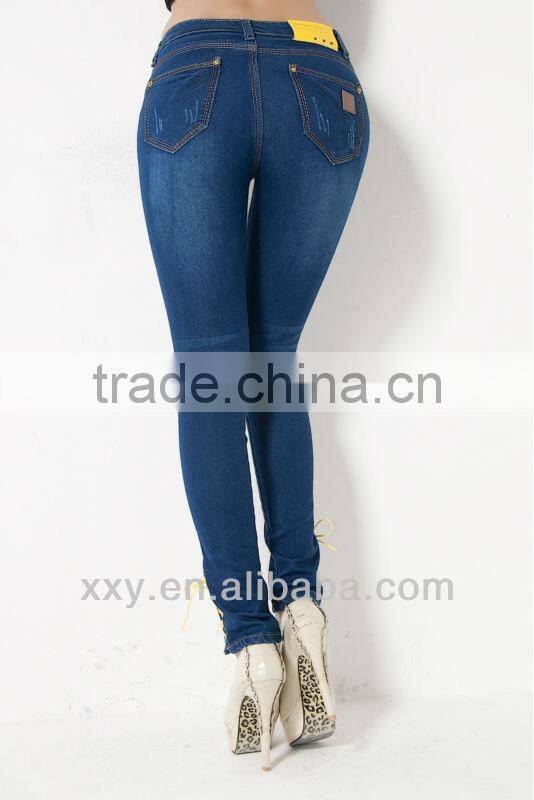 2012 Lastest Stylish Womens True Jeans Women Pants Black Color