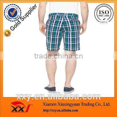 men's gingham walking korean fashion shorts hot selling summer pants