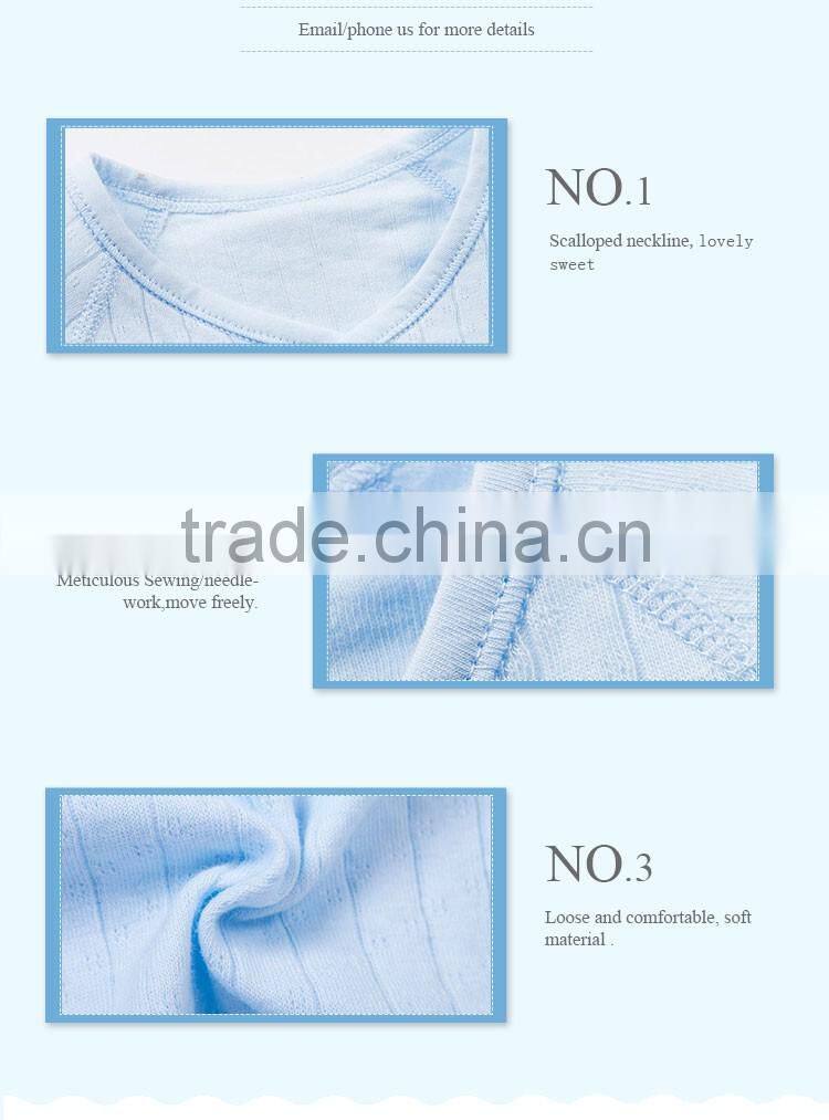 Wholesale 100% cotton plain unisex babies clothing sets