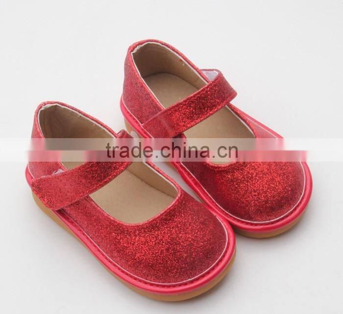 Lovely cool fancy toddler kids wholesale squeaky shoes