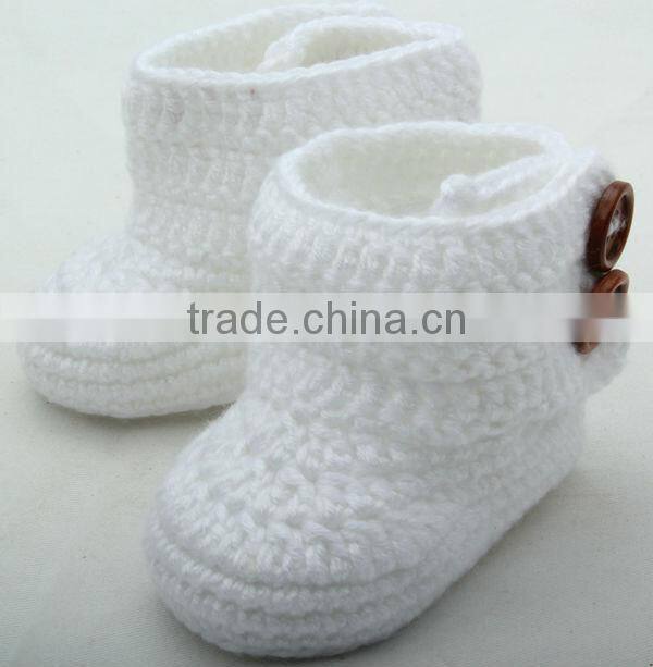 wholesale new fashion girl crochet baby booties