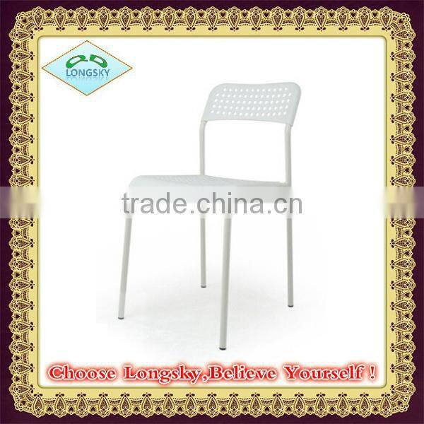 Hot sale bird nest design metal frame plastic chairs garden chairs outdoor furniture